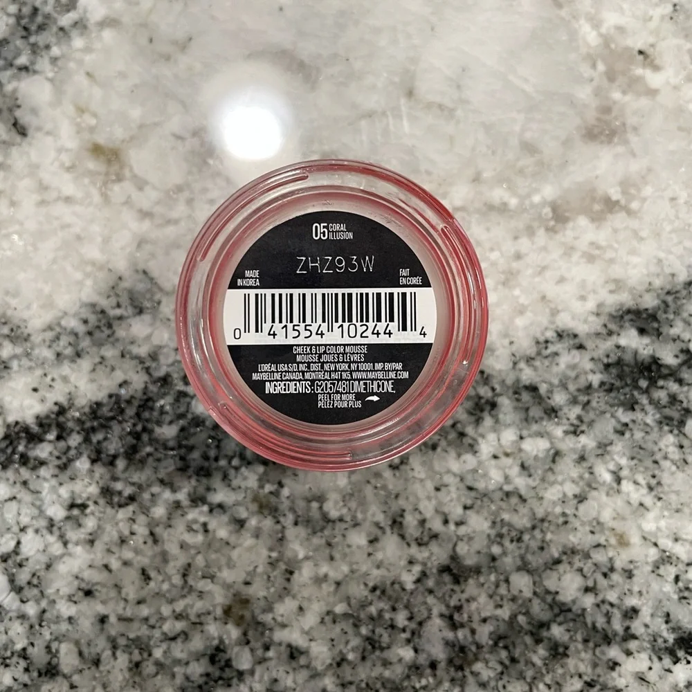 Maybelline Cloudtopia Blush for Cheeks and Lip Mousse, Coral Illusion